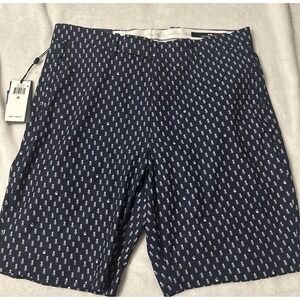 NWT RLX Ralph Lauren Golf Shorts Blue Pineapples Water Repellent Size 32 $98